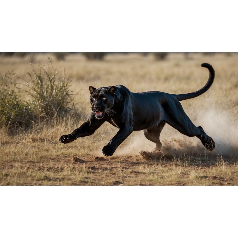 Powerful Black Panther in Action 1000 Piece Puzzle